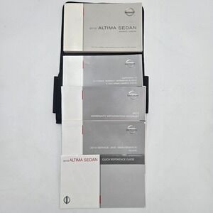 2013 Nissan Altima Sedan Owner's Manual Set OEM W/ Case